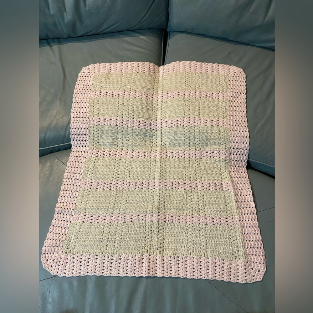 Small handmade baby Afghan